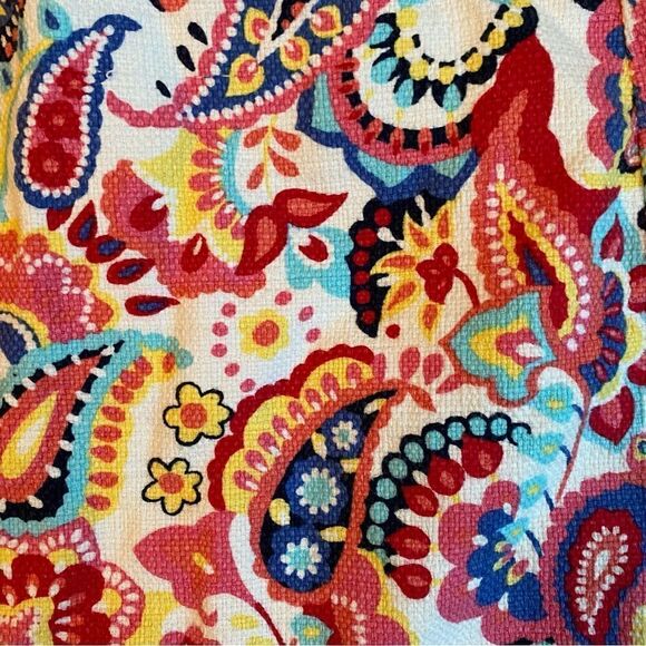 Talbots Paisley Mini Skirt Size 6 P - Picture 3 of 4